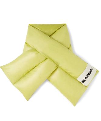 JIL SANDER 다운 스카프 01 애씨드 그린
